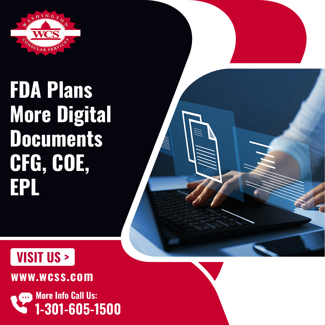 FDA Plans More Digital Documents-CFG, COE, EPL