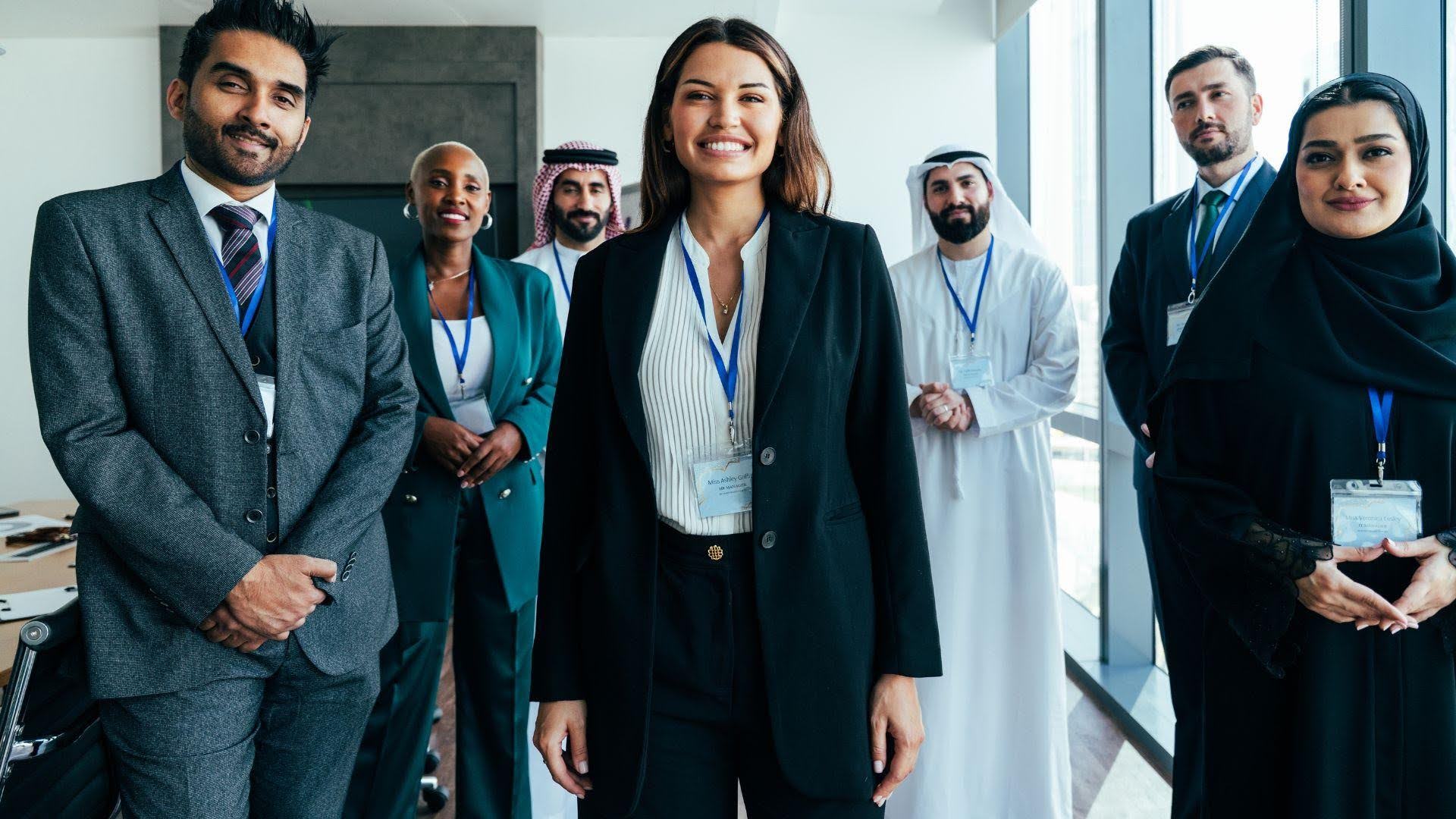 Business professionals relying on document authentication services for international success