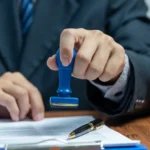 Professional stamping pharmaceutical documents for international authentication through apostille or consular legalization.