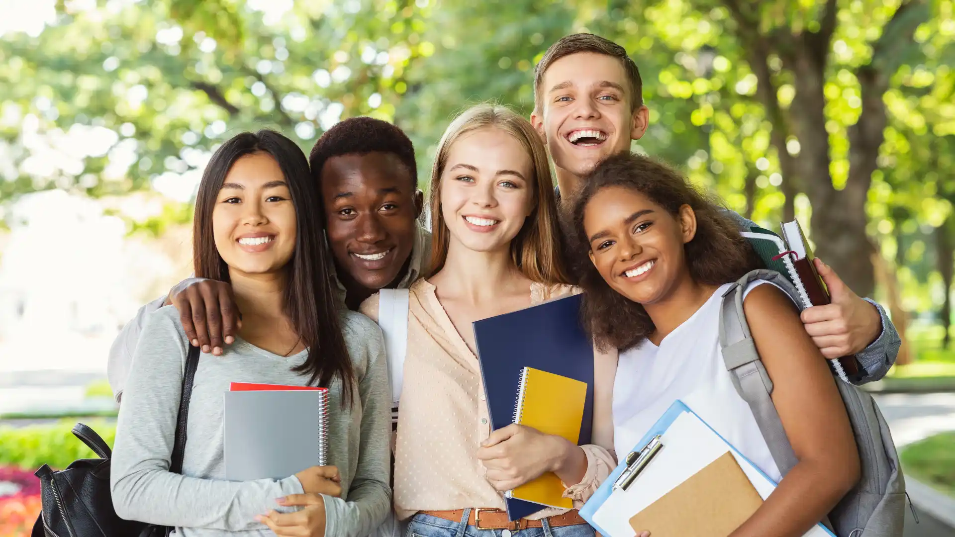 International students with academic documents representing diploma and transcript authentication for use abroad.
